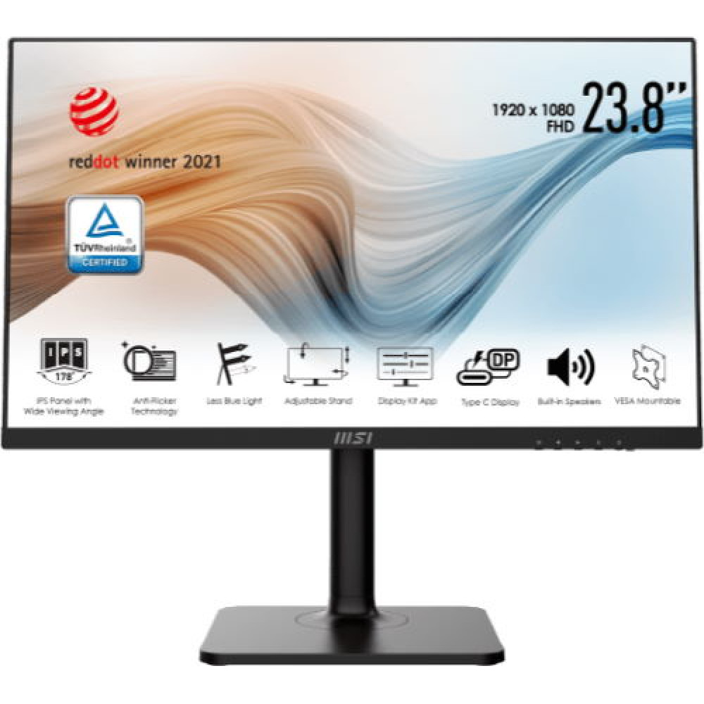 Монитор MSI MD241P 9S6-3PA59H-006 23.8 ", IPS, Full HD 1920x1080 (16:9), 75 Гц — фото товара