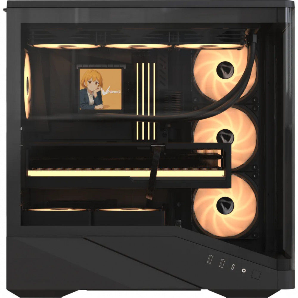 Корпус Formula Crystal U9 PA Black Mid-Tower - миниатюра 5
