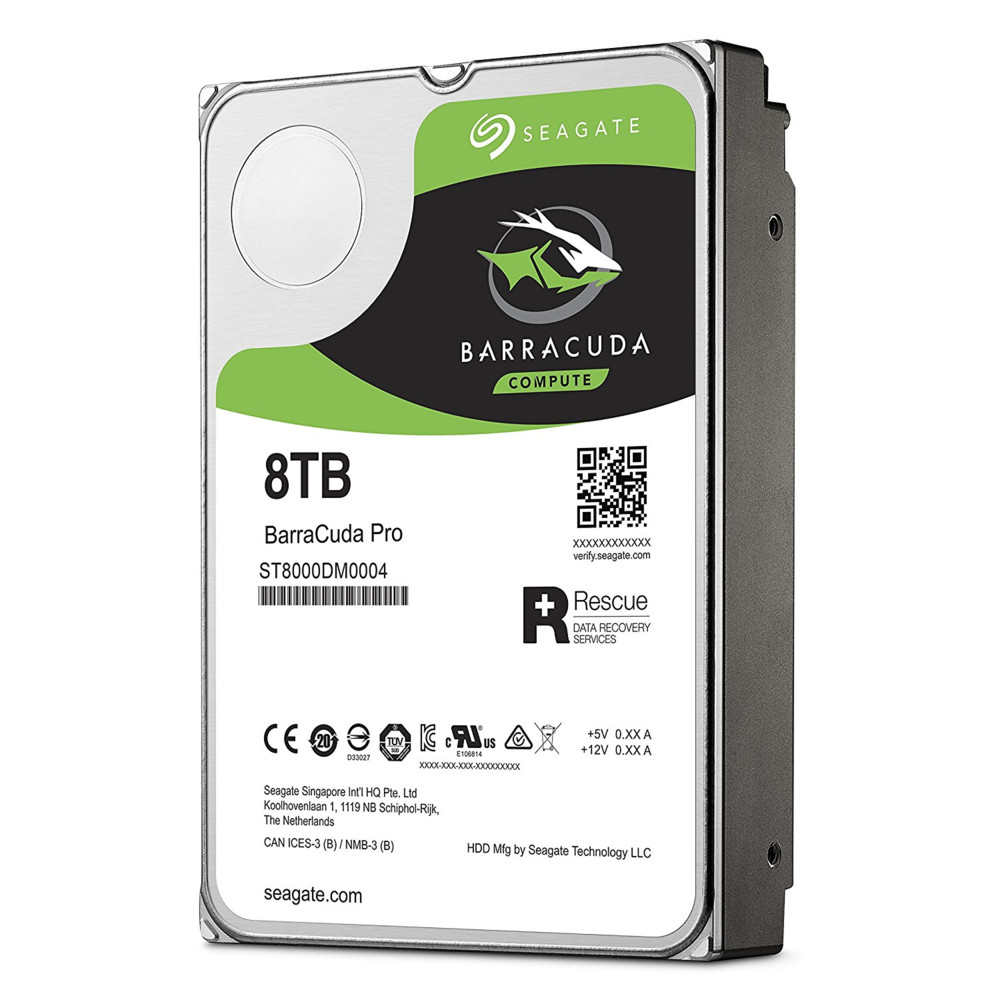 Жесткий диск Seagate BarraCuda Hard Drive ST8000DM004 HDD (классические), 8 ТБ, 3.5 дюйма, SATA — фото товара