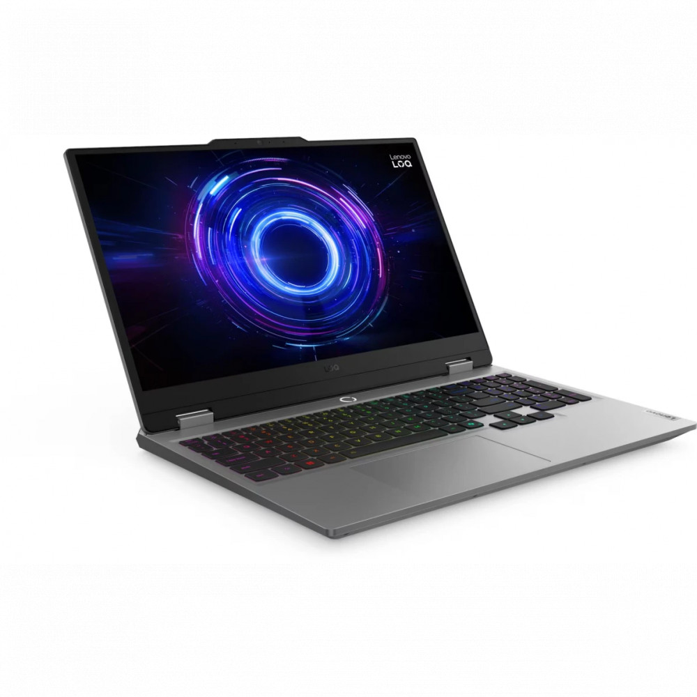 Ноутбук Lenovo LOQ 15IRX10 Luna Grey 83JE013PSA 15.6 ", FHD 1920x1080 (16:9), Intel, Core i7, 16 Гб, 1 ТБ, nVidia GeForce RTX 5050 — фото товара