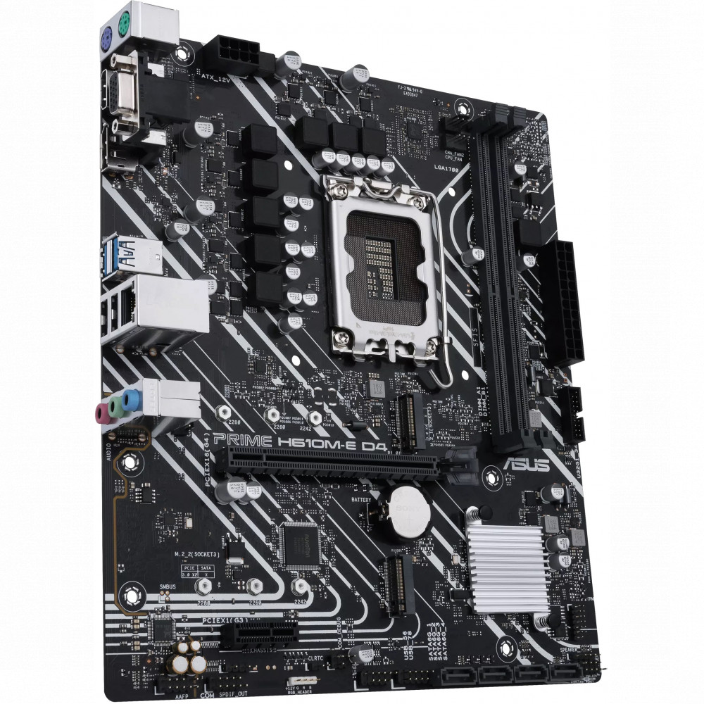 Материнская плата Asus PRIME H610M-E D4-CSM Micro-ATX, LGA 1700 - миниатюра 2