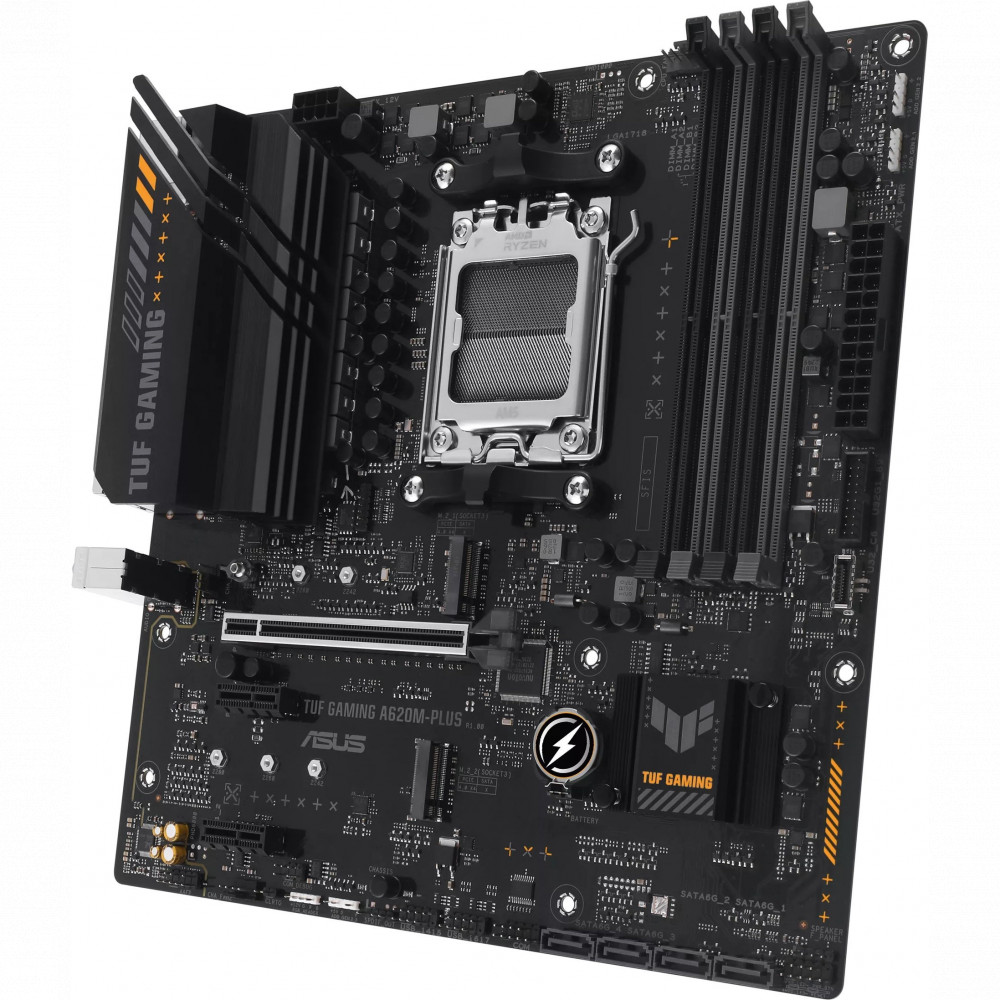 Материнская плата Asus TUF GAMING A620M-PLUS Micro-ATX, AMD AM5 - миниатюра 3