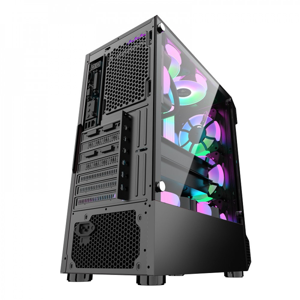 Корпус Wintek FLAME-V2 D537-B TG Mid-Tower - миниатюра 4