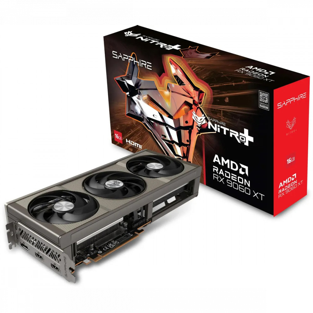 Видеокарта Sapphire AMD Radeon RX 9060XT 11350-01-20G NITRO+AMD 16 ГБ - миниатюра 7