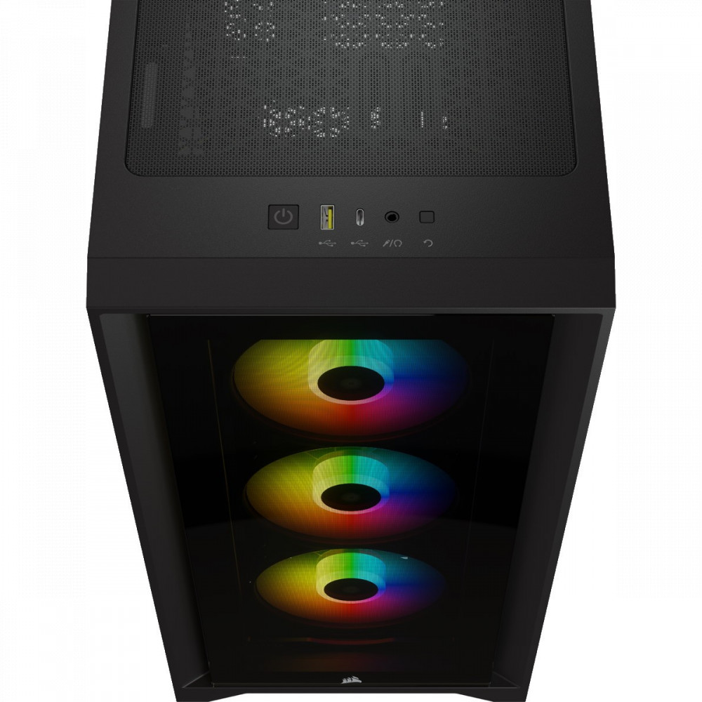 Корпус Corsair iCUE 4000X RGB CC-9011204-WW Mid-Tower - миниатюра 8
