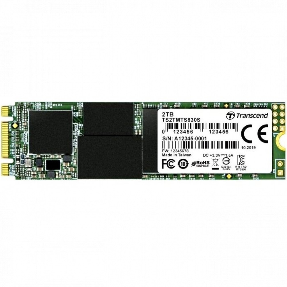 Жесткий диск Transcend 830S 2048GB M.2 TS2TMTS830S SSD (твердотельные), 2 ТБ, M.2, SATA — фото товара