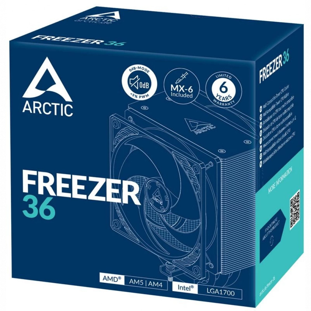 Система охлаждения ARCTIC Freezer 36 ACFRE00121A Для процессора - миниатюра 5