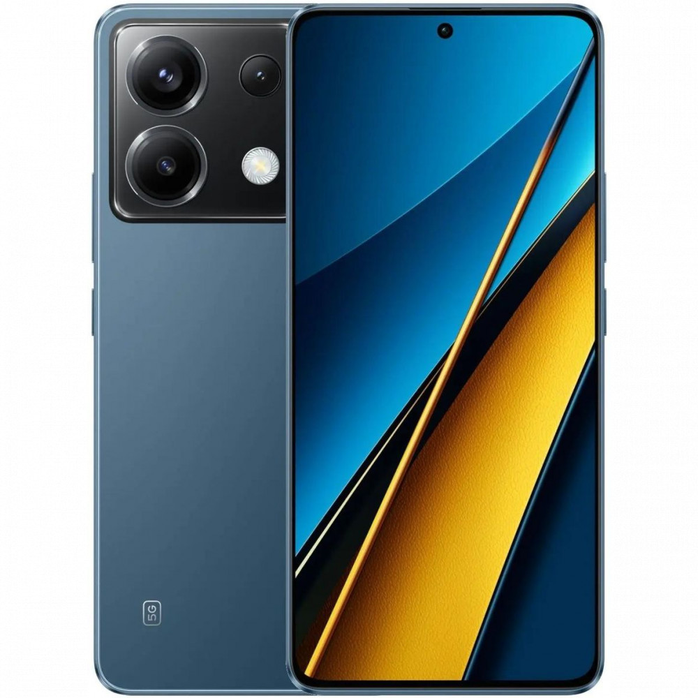 Смартфон POCO X6 5G Синий 23122PCD1G/761281 256 Гб, 12 Гб — фото товара