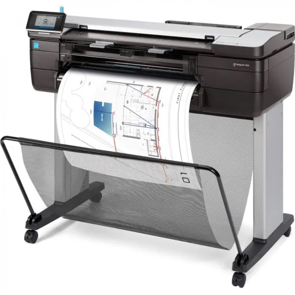 Плоттер HP DesignJetT830 MFP F9A28D#B19 Цветной, Струйная, A1+ (24 дюйма) (610), 24" - миниатюра 3