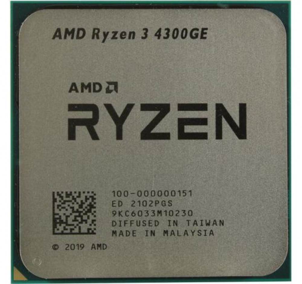 Процессор AMD Ryzen 3 4300GE EM7010JCY23JBD Ryzen 3 — фото товара