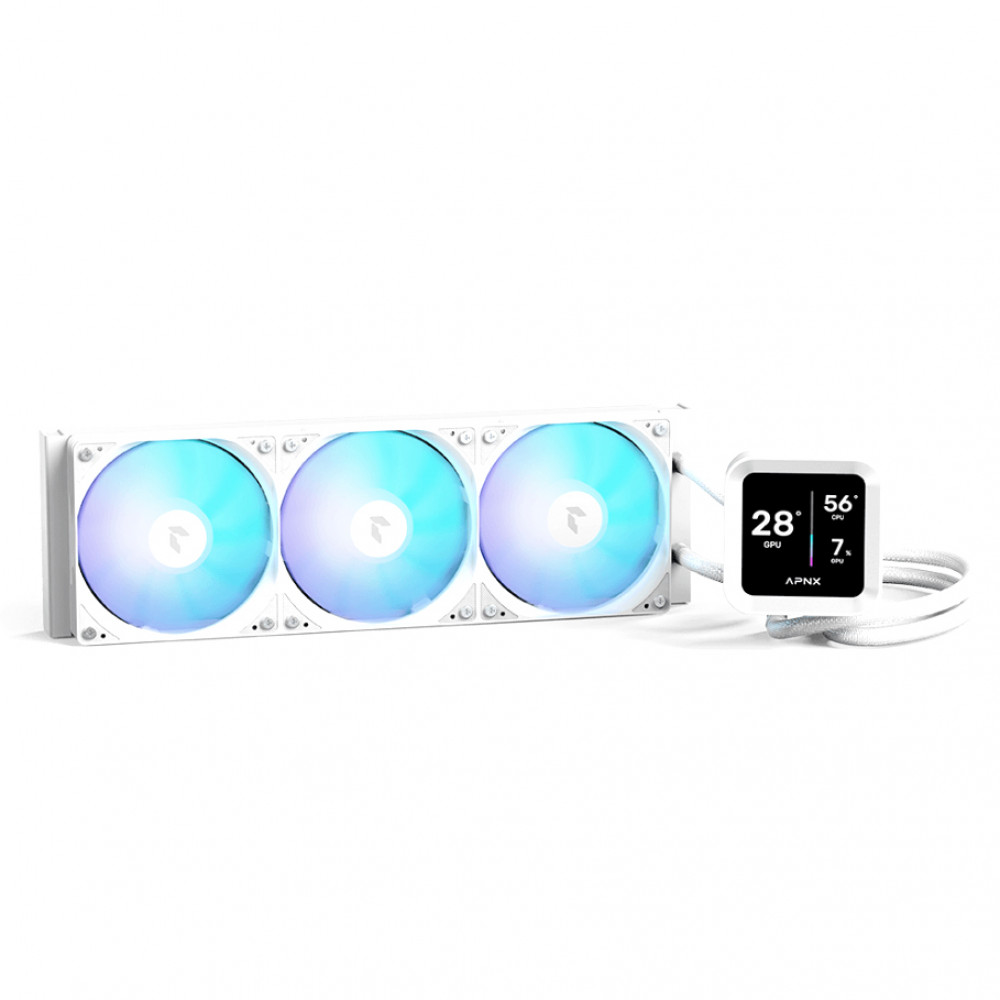 Система охлаждения APNX LC1-D 360 WH APLA-SV36117.21 Для процессора - миниатюра 2
