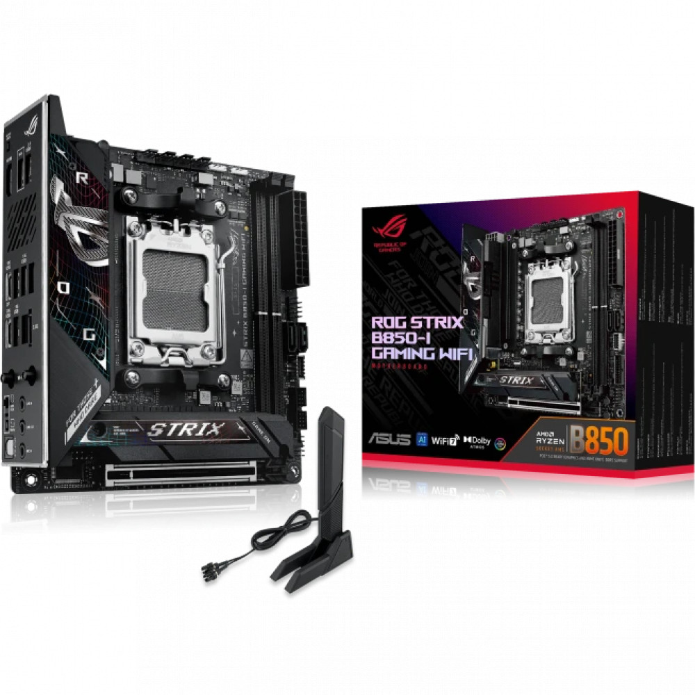 Материнская плата Asus ROG STRIX B850-I GAMING WIFI Mini-ITX, AMD AM5 - миниатюра 5