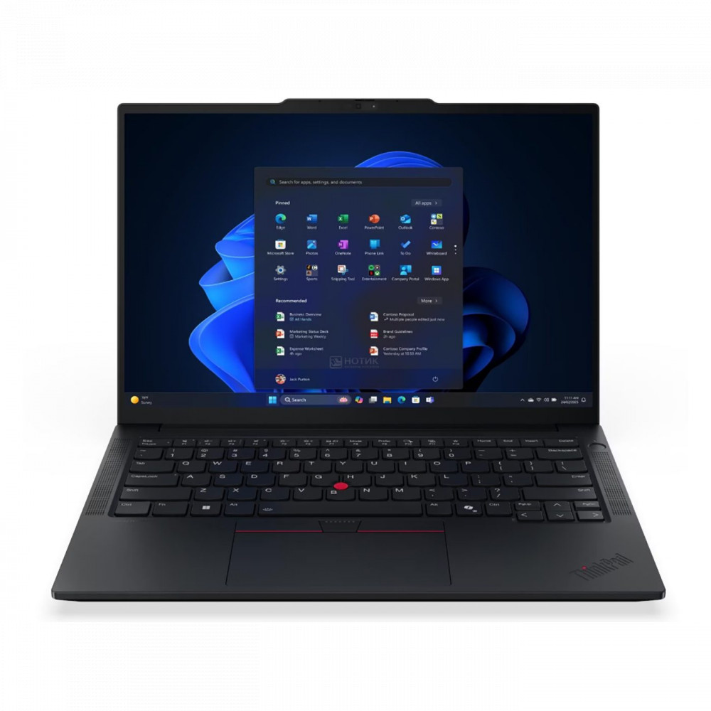 Ноутбук Lenovo ThinkPad E14 Gen 7 21T90042FW 14 ", WUXGA 1920x1200 (16:10), Intel, Core 7, 16 Гб, 512 ГБ, Intel Graphics - миниатюра 2