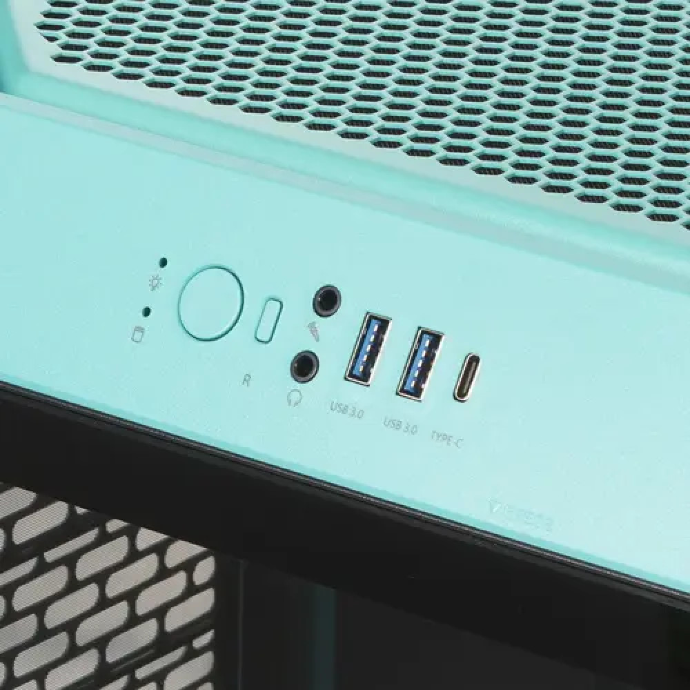 Корпус Thermaltake The Tower 300 Turquoise CA-1Y4-00SBWN-00 Mini-Tower - миниатюра 3