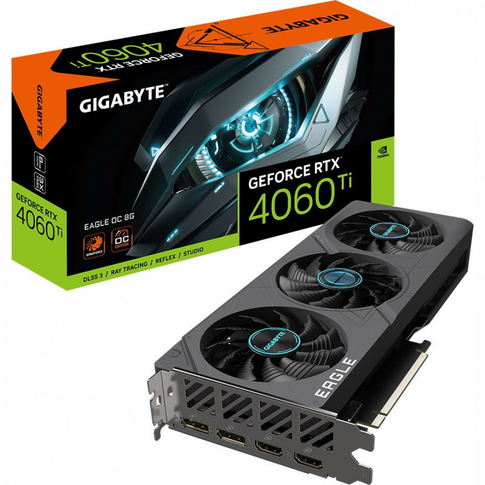 Видеокарта Gigabyte RTX 4060 Ti EAGLE OC 8G GV-N406TEAGLE OC-8GD 8 ГБ - миниатюра 6