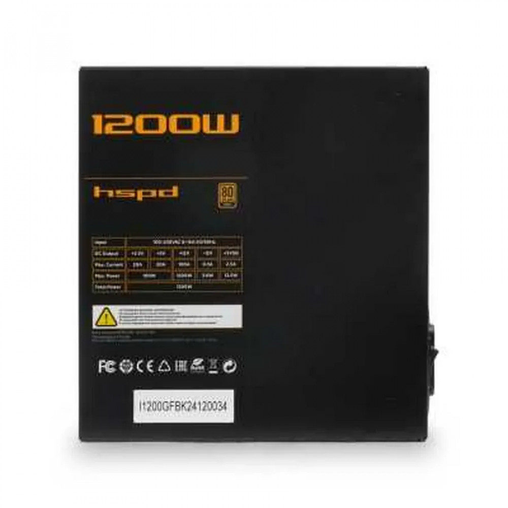 Блок питания HSPD HST-1200GF-BK 1200 Вт - миниатюра 4