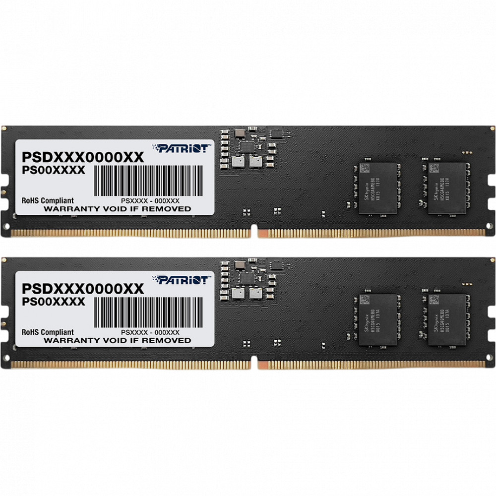 ОЗУ Patriot PSD564G5600K DIMM, DDR5, 64 Гб (2 х 32 Гб), 6000 МГц — фото товара