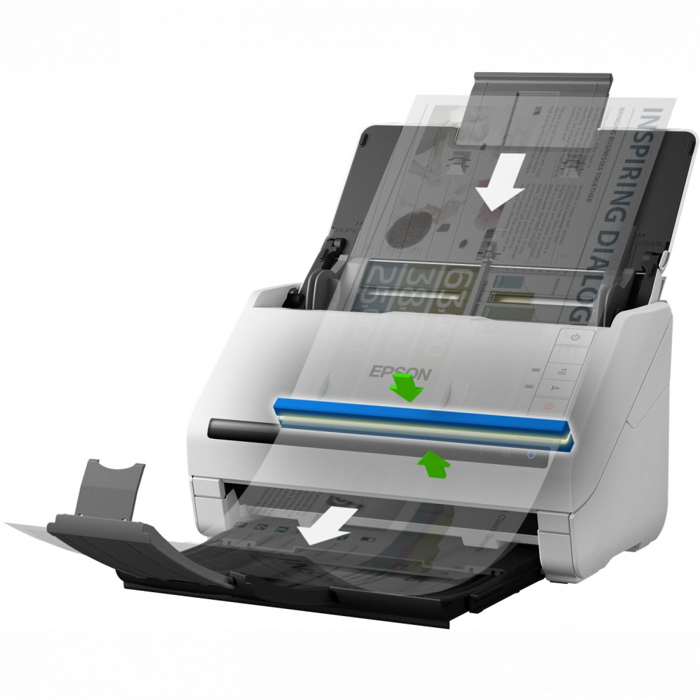 Протяжный сканер Epson DS-530II B11B261401 A4, CIS - миниатюра 7
