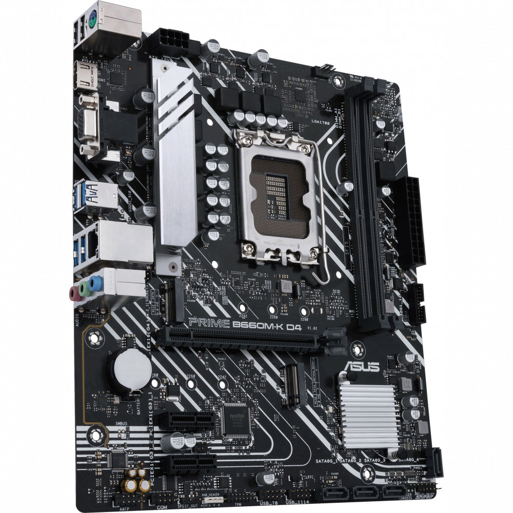 Материнская плата Asus PRIME B660M-K D4 Micro-ATX, LGA 1700 — фото товара