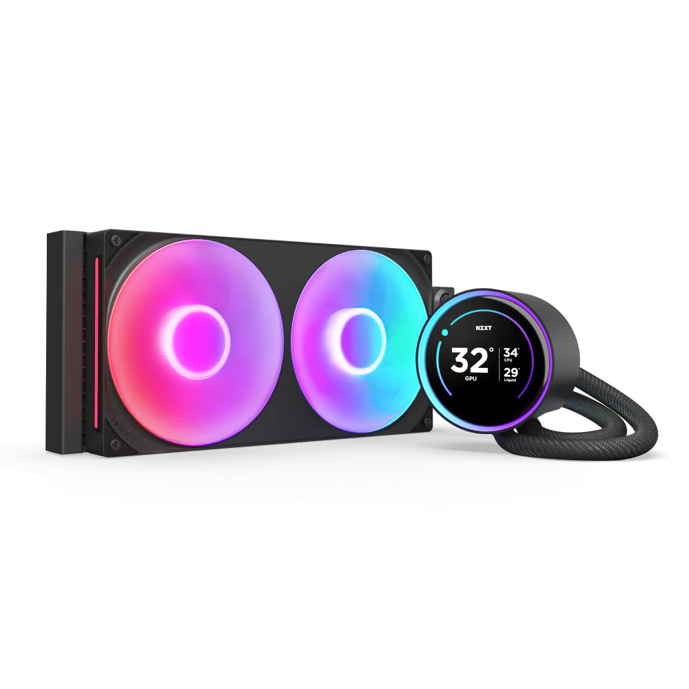 Система охлаждения NZXT Kraken Elite 280 RGB V2 Black RL-KR28E-B2 Для процессора — фото товара