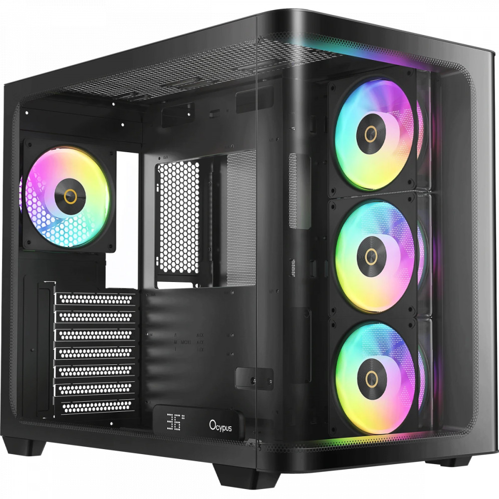 Корпус Ocypus Iota C70 Curve BK ARGB Iota C70 BK Curve ARGB Digital Mid-Tower — фото товара