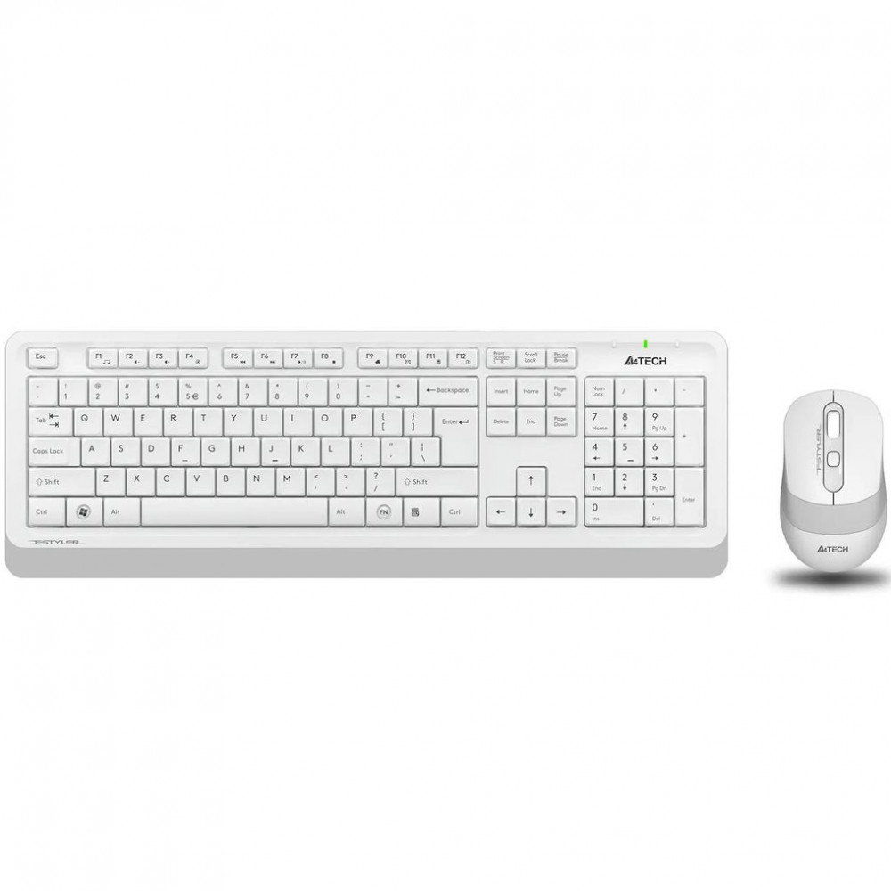 Клавиатура + мышь A4Tech Fstyler FG1010 White FG1010 WHITE - миниатюра 11