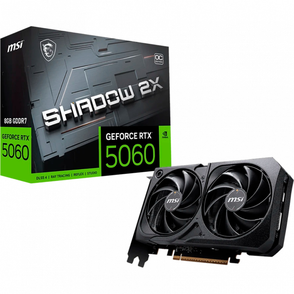 Видеокарта MSI GeForce RTX 5060 8G SHADOW 2X OC 8 ГБ - миниатюра 5