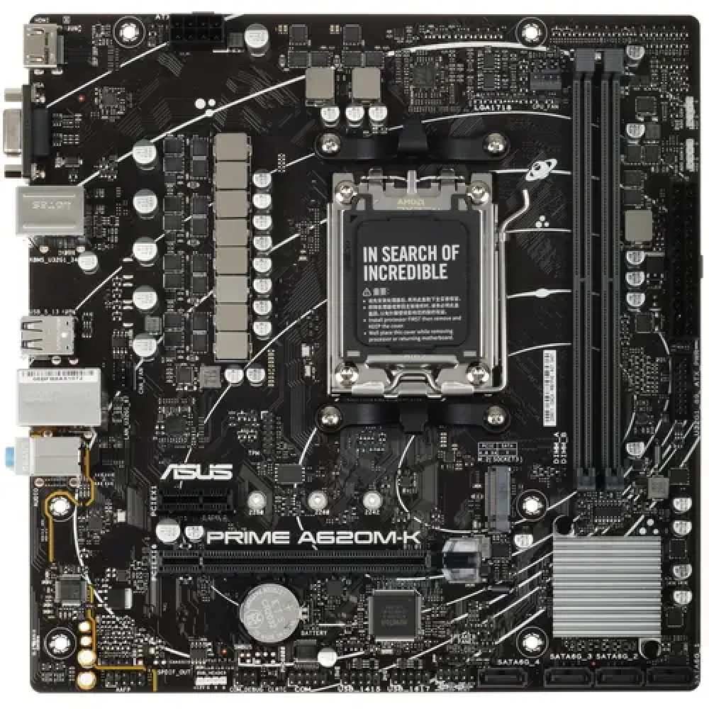 Материнская плата Asus PRIME A620M-K 90MB1F40-M0EAY0 Micro-ATX, LGA 1700 — фото товара