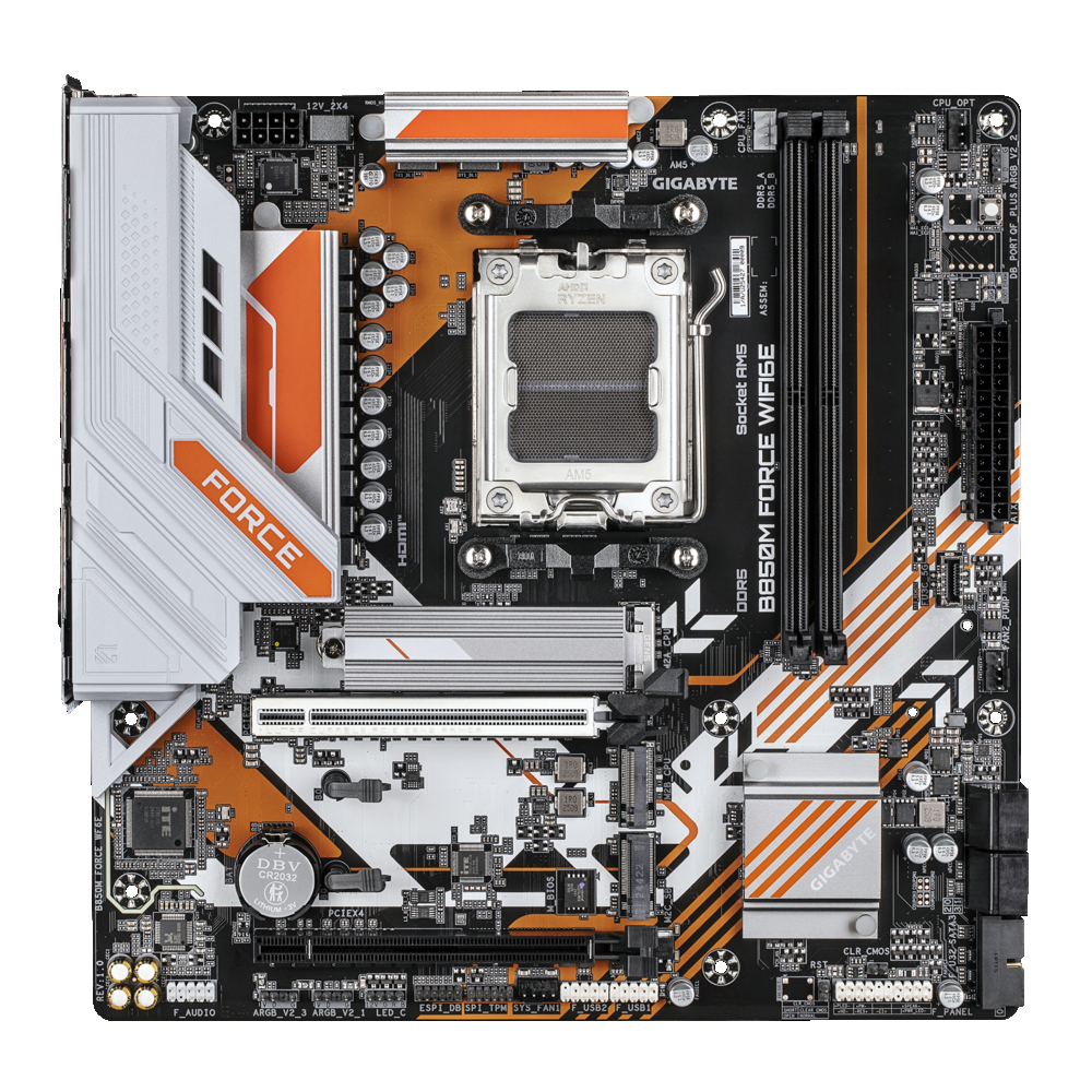 Материнская плата Gigabyte B850M FORCE WIFI6E Micro-ATX, AMD AM5 - миниатюра 4
