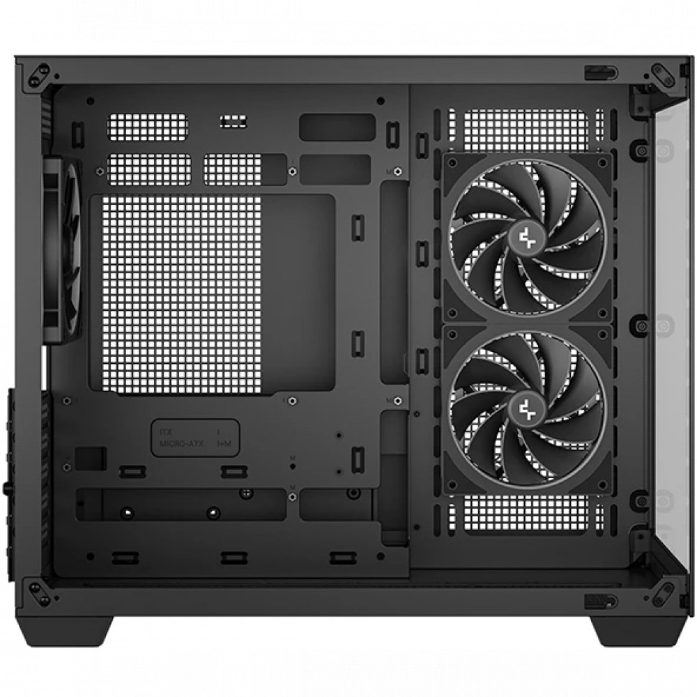 Корпус Deepcool CG330 3F Black R-CG330-BKNGM3-G Mini-Tower - миниатюра 3