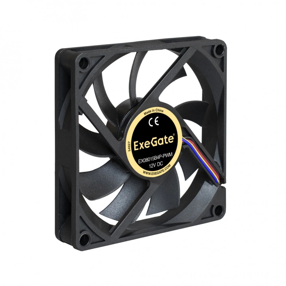 Система охлаждения ExeGate EX08015B4P-PWM (80x80x15 мм) EX288924RUS Для системного блока — фото товара
