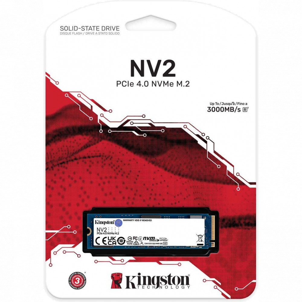 Жесткий диск Kingston SNV2S SNV2S/500G SSD (твердотельные), 500 ГБ, M.2, PCIe - миниатюра 3