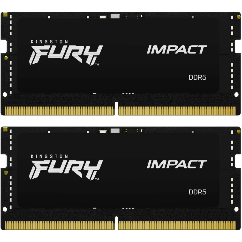 ОЗУ Kingston Fury Impact KF560S38IBK2-32 SO-DIMM, DDR5, 32 Гб (2 х 16 Гб), 6000 МГц — фото товара