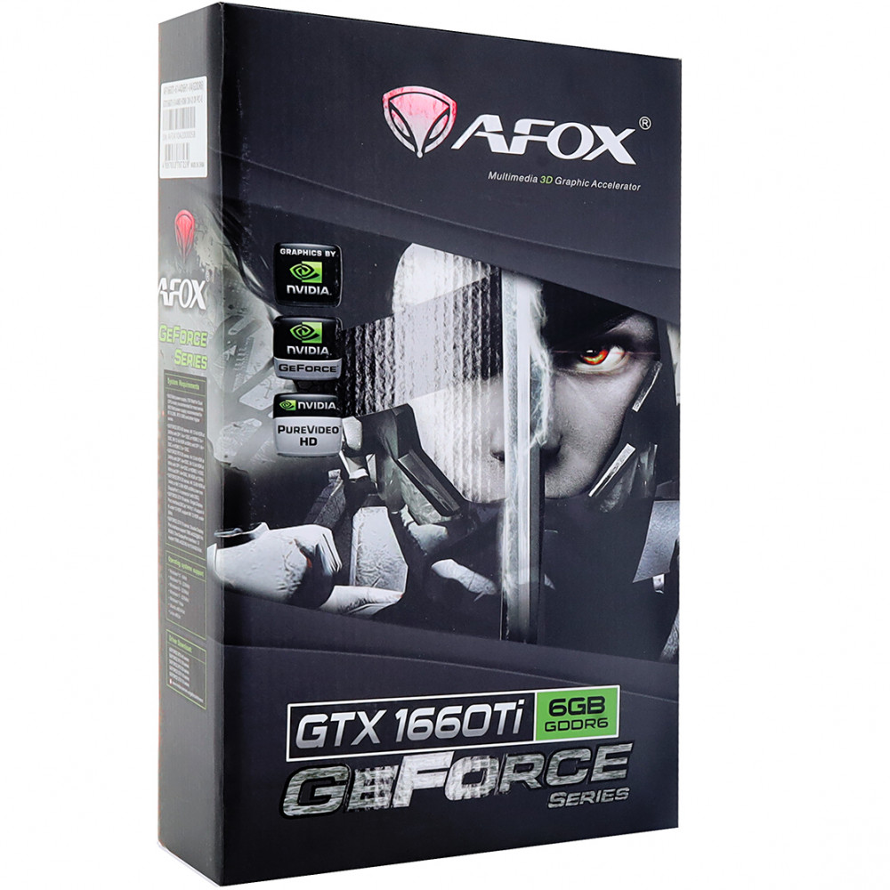 Видеокарта AFOX GTX 1660Ti AF1660TI-6144D6H1-V4 6 ГБ - миниатюра 4
