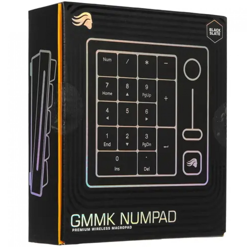 Клавиатура GLORIOUS GMMK Numpad Wireless Pre-Built (Fox Linear Switch) GLO-GMMK-NP-FOX-B Беспроводная, USB - миниатюра 9