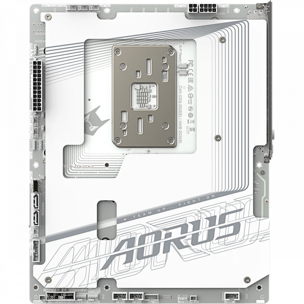 Материнская плата Gigabyte B850 AORUS STEALTH ICE ATX, AMD AM5 - миниатюра 2