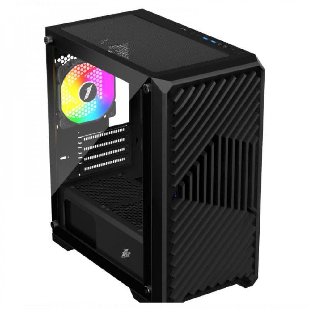 Корпус 1STPLAYER T5-BK-4F2C3 Mini-Tower - миниатюра 4