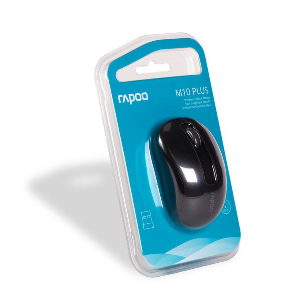 Мышь Rapoo M10 Plus Чёрный M10-Plus-black - миниатюра 3
