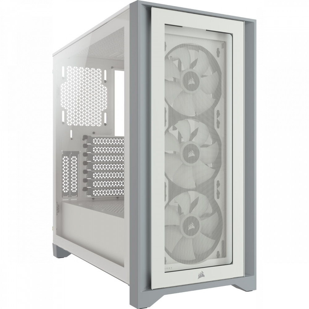 Корпус Corsair iCUE 4000X RGB White CC-9011205-WW Mid-Tower - миниатюра 2