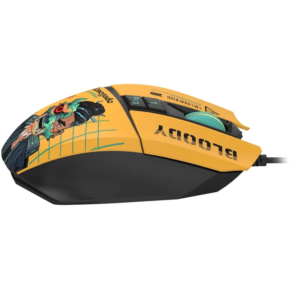Мышь Bloody W63 Max Renegade Yellow Sunset W63 MAX/ RENEGADE SUNSET ACTIVATED Игровые, Проводная - миниатюра 7