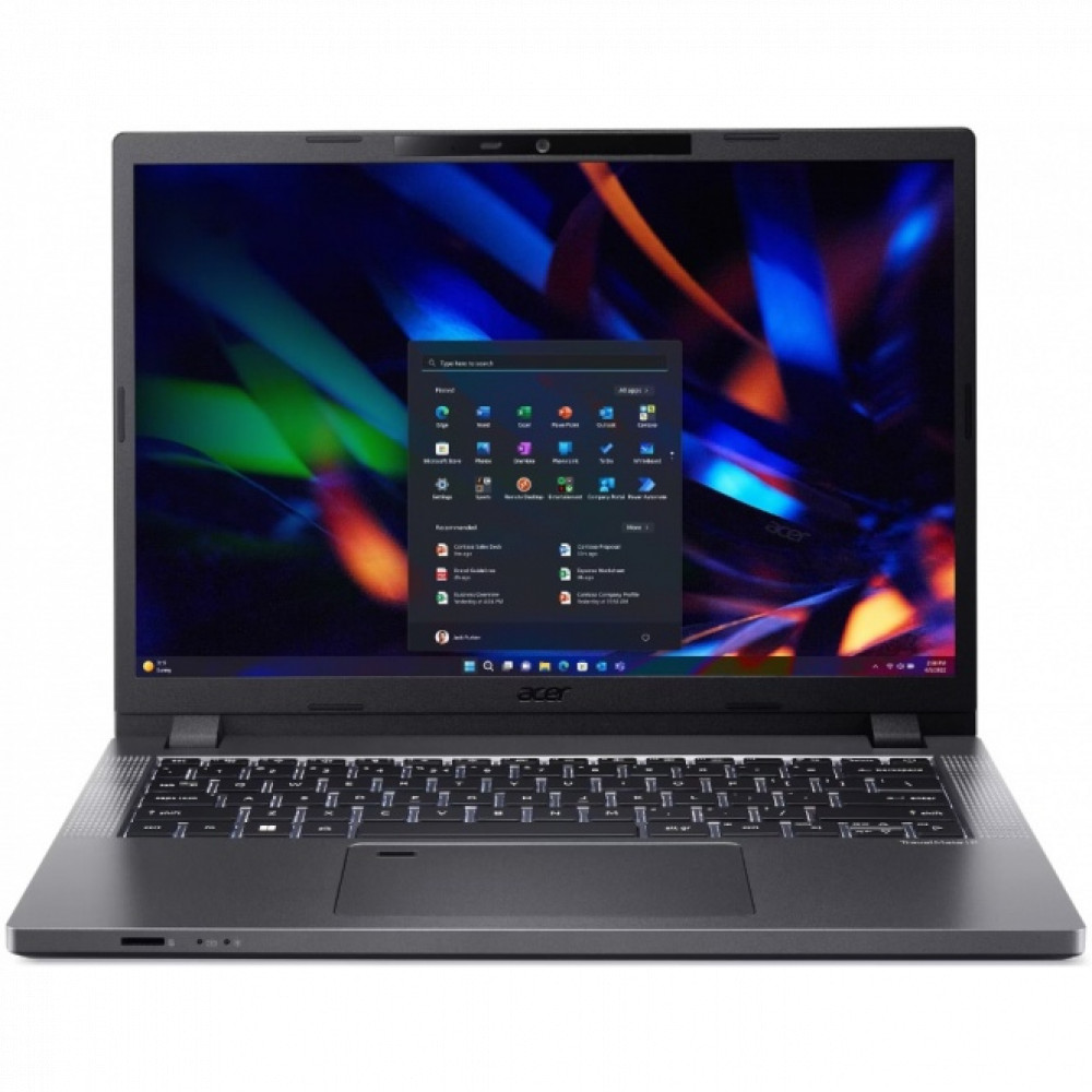 Ноутбук Acer TravelMate TMP214-55-G2-597S NX.B61CD.001 14 ", FHD 1920x1080 (16:9), Intel, Core i5, 16 Гб, 512 ГБ, Intel Iris Xe Graphics, Windows 11 Pro - миниатюра 2