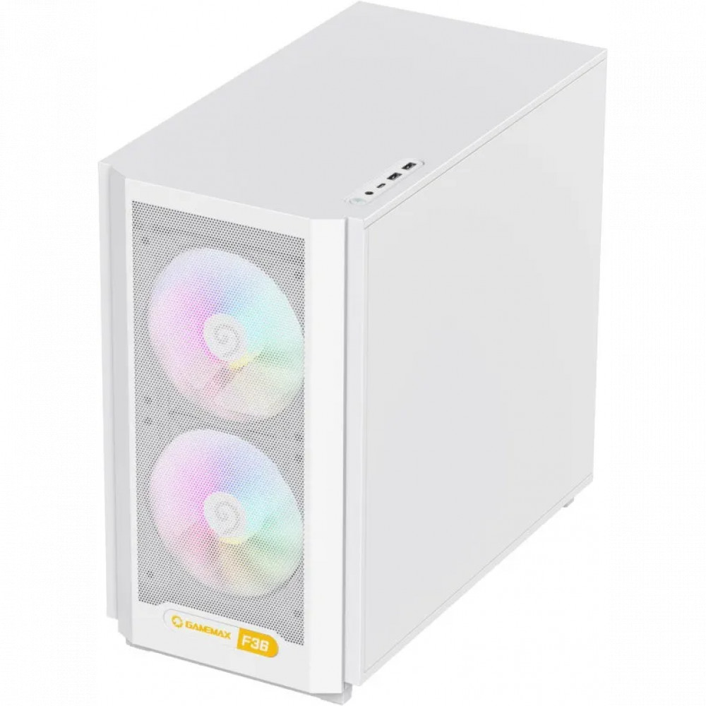 Корпус GameMax F36 WH - White 1116-4036R0010 Mini-Tower - миниатюра 4