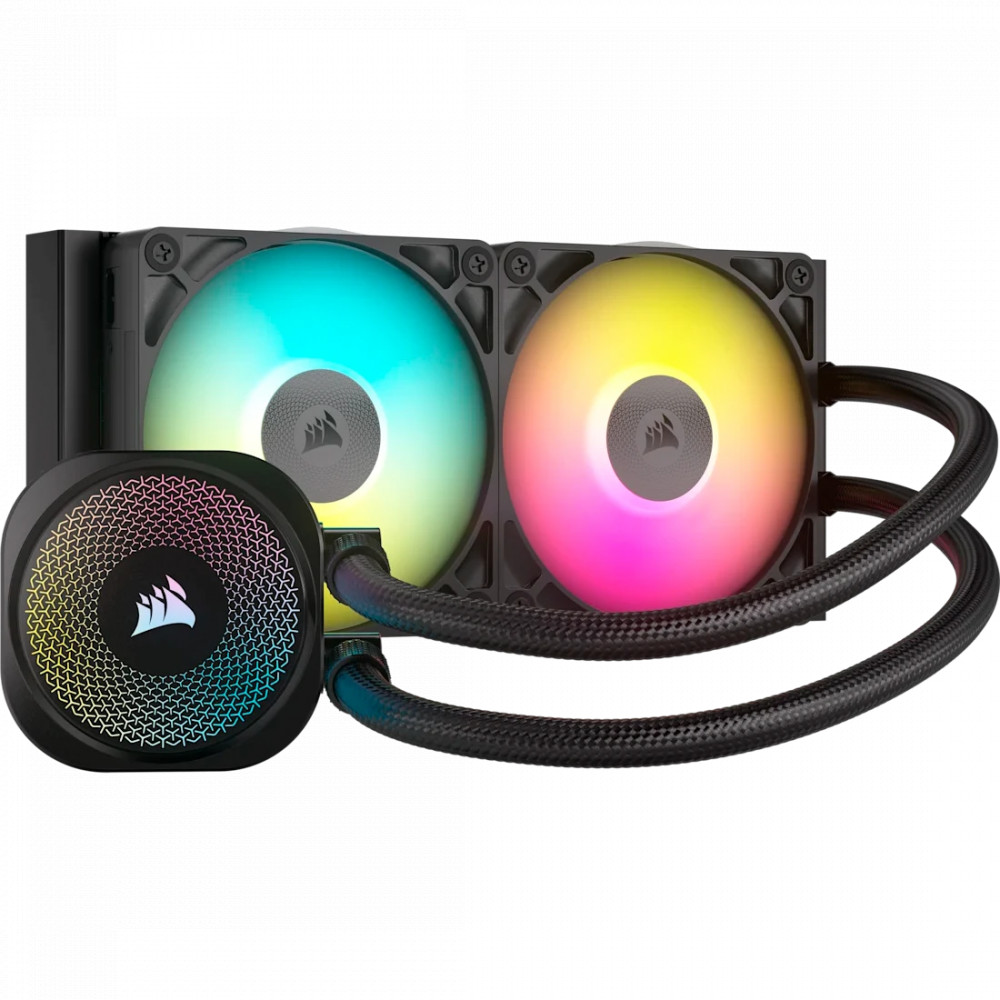 Система охлаждения Corsair iCUE LINK TITAN 240 RX RGB Black CW-9061016-WW Для процессора — фото товара