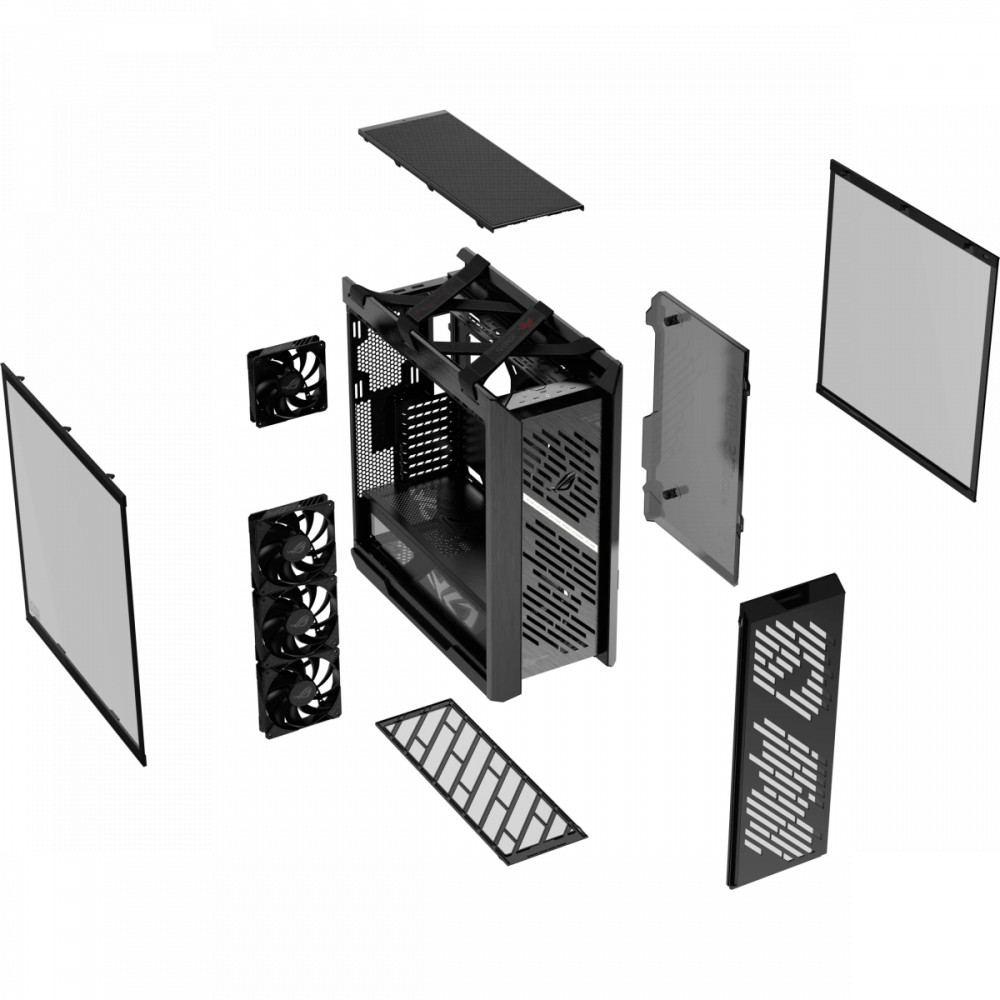 Корпус Asus ROG Strix Helios II GX601S Black 90DC00W0-B39000 Mid-Tower - миниатюра 7