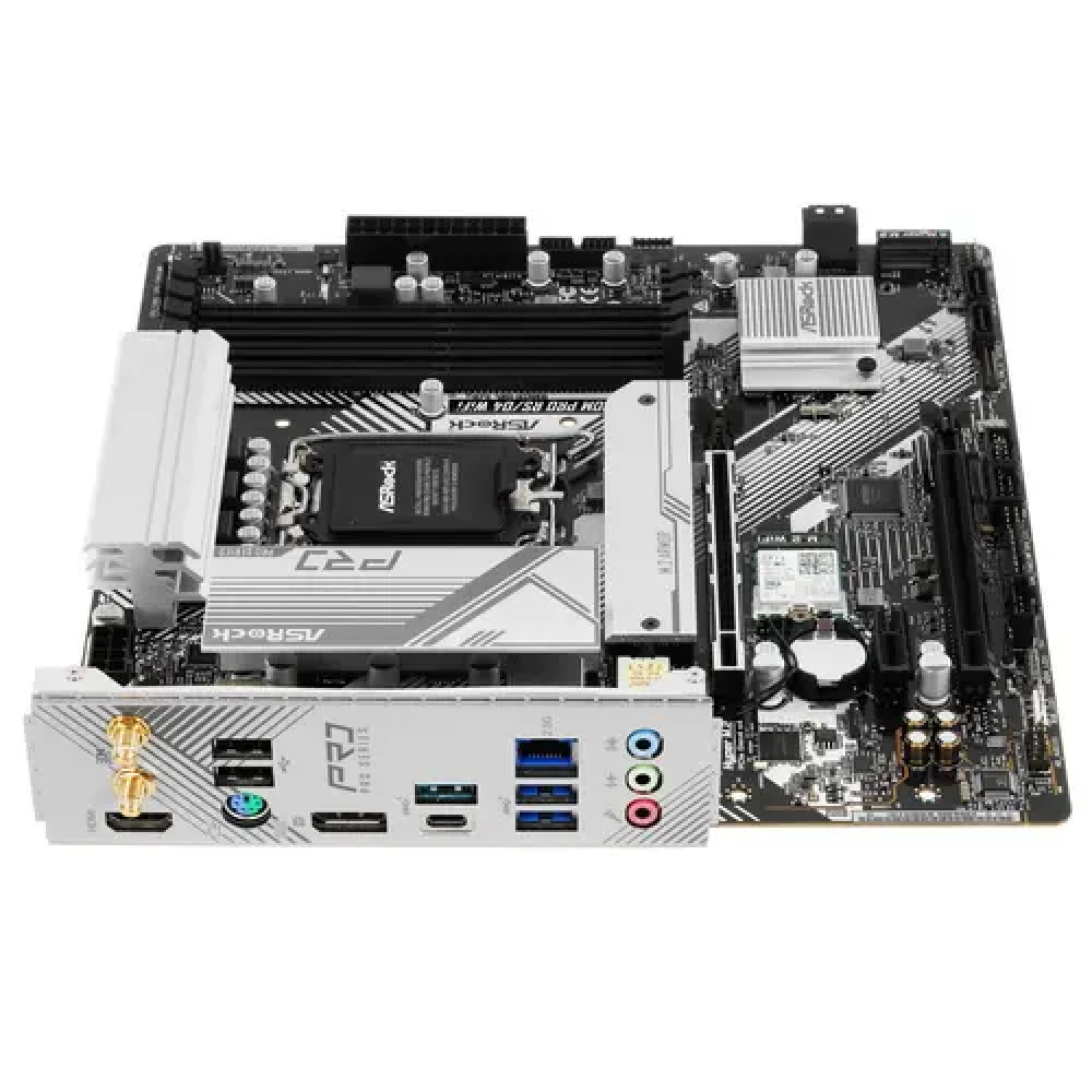 Материнская плата ASRock B760M PRO RS/D4 WIFI Micro-ATX, LGA 1700 - миниатюра 3