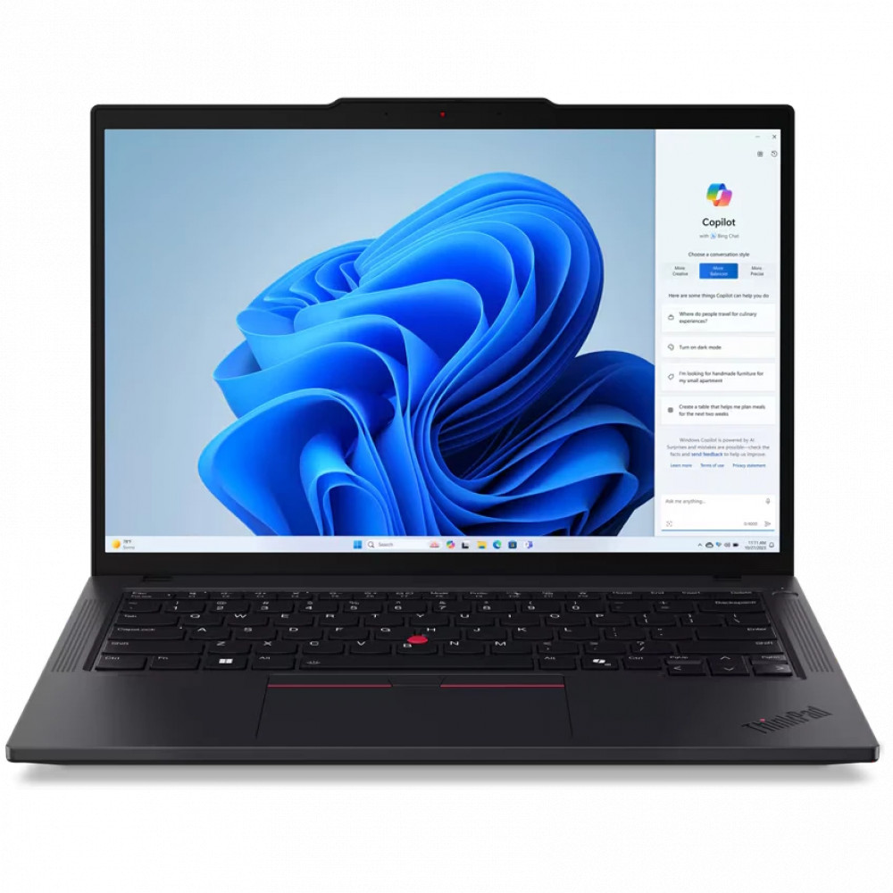 Ноутбук Lenovo ThinkPad T14 Gen 5 (Intel) 21ML008NUS 14 ", WUXGA 1920x1200 (16:10), Intel, Core Ultra 7, 32 Гб, 512 ГБ, Intel Graphics, Windows 11 Pro - миниатюра 2