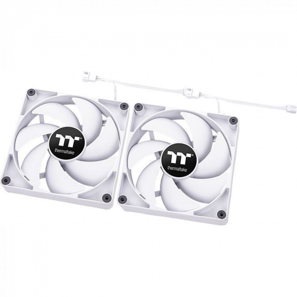 Система охлаждения Thermaltake CT120 PC Cooling Fan White (2 pack) CL-F151-PL12WT-A Для системного блока - миниатюра 4
