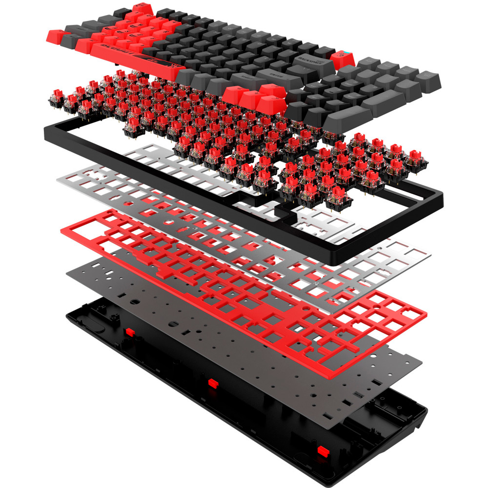 Клавиатура A4Tech Bloody S98 Sports Red SPORTS RED Проводная, USB - миниатюра 10