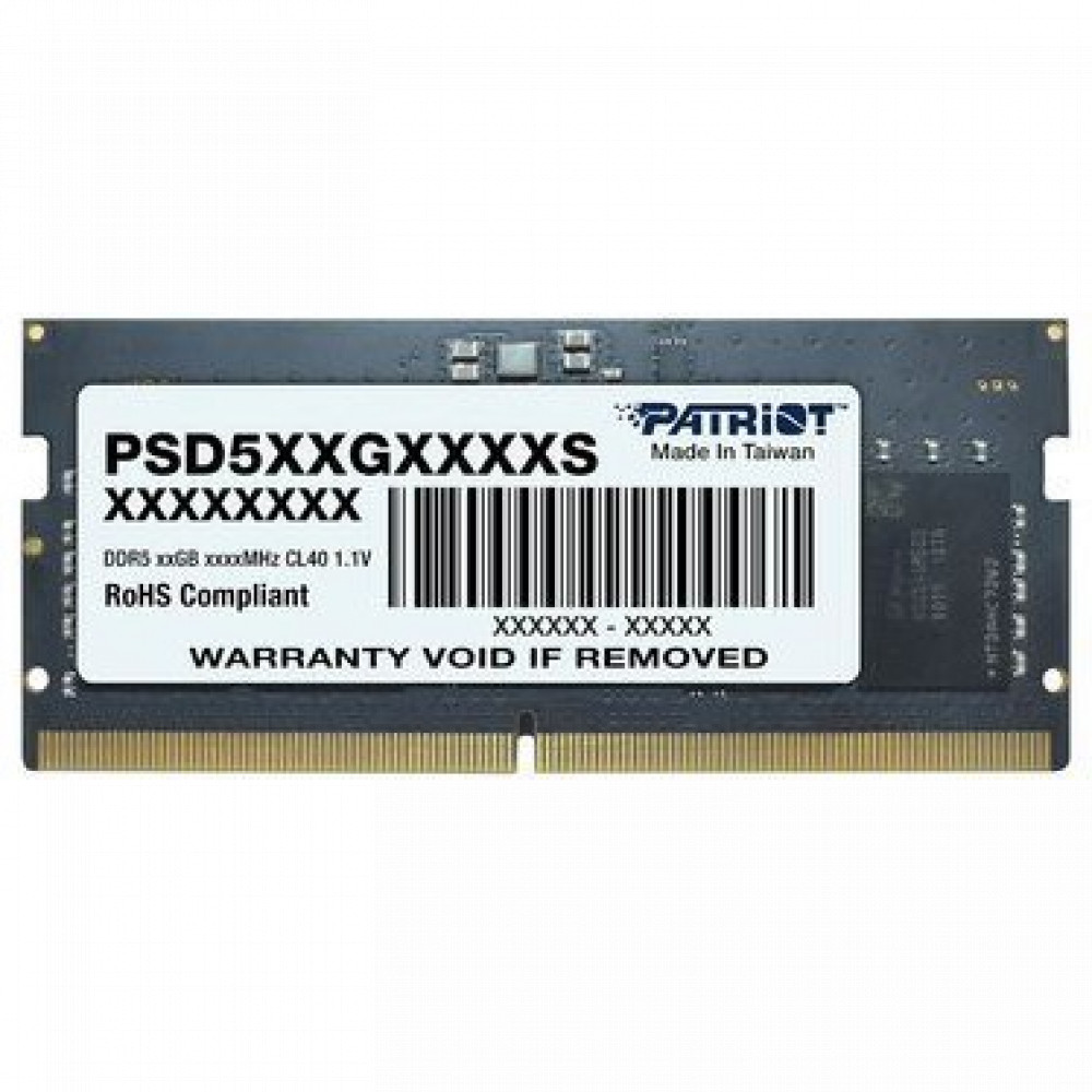 ОЗУ Patriot Signature PSD58G560041S DIMM, DDR5, 8 Гб, 5600 МГц — фото товара