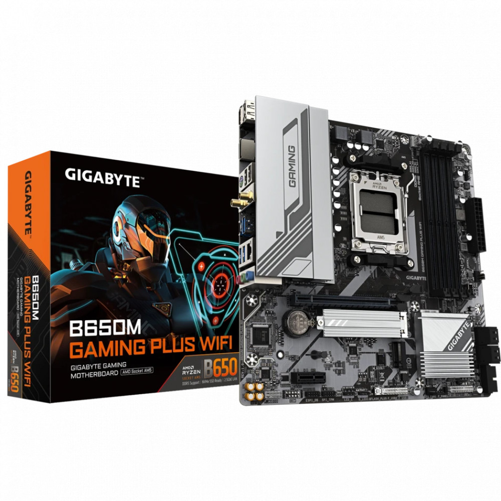 Материнская плата Gigabyte B650M GAMING PLUS WIFI B650M GAMING PLUS WIFI_Gigabyte Micro-ATX, AMD AM5 - миниатюра 5